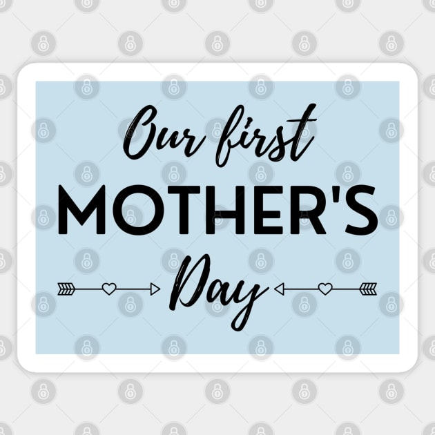 Our First Mother's Day Sticker by DAHLIATTE